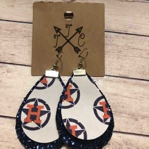 Houston Astros earrings